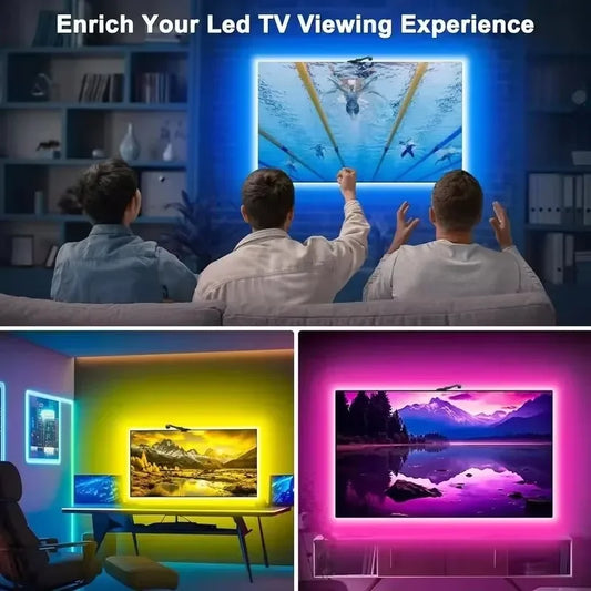 Luces LED Inteligentes para TV con Sensor de Color Dinámico