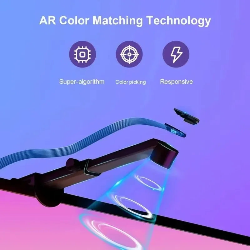 Luces LED Inteligentes para TV con Sensor de Color Dinámico